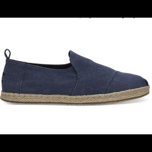 Tom’s Navy Espadrille Alpargatas